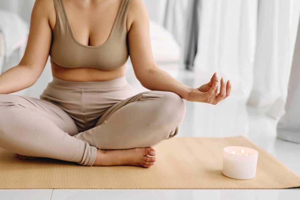 restorative yoga practice